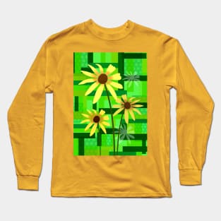 Yellow Flowers Long Sleeve T-Shirt